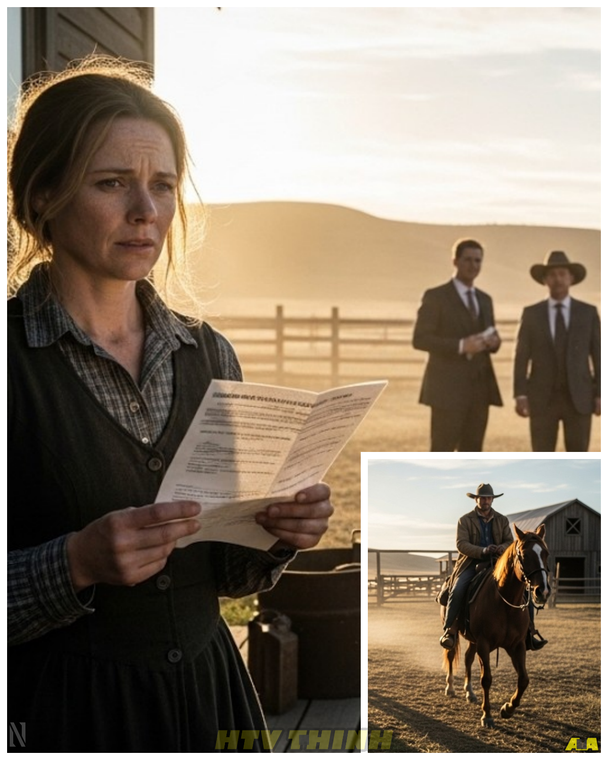 The Widow Was Losing Her Ranch to Bankers, Until a Cowboy Rode In and Called It Home