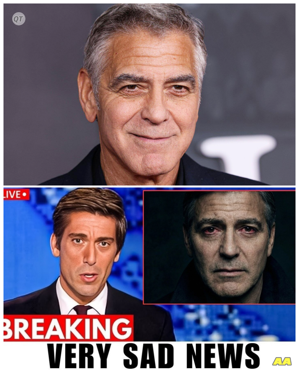 “George Clooney at 64: A Tragic Tale That Will Leave You Heartbroken!” -ZZ  At 64, George Clooney’s life is marked by a tragedy that is truly heartbreaking. What events have unfolded to lead him to this point, and how has he navigated through the pain? Join us as we delve into the poignant story of one of Hollywood’s most cherished figures! The full story is in the comments below.