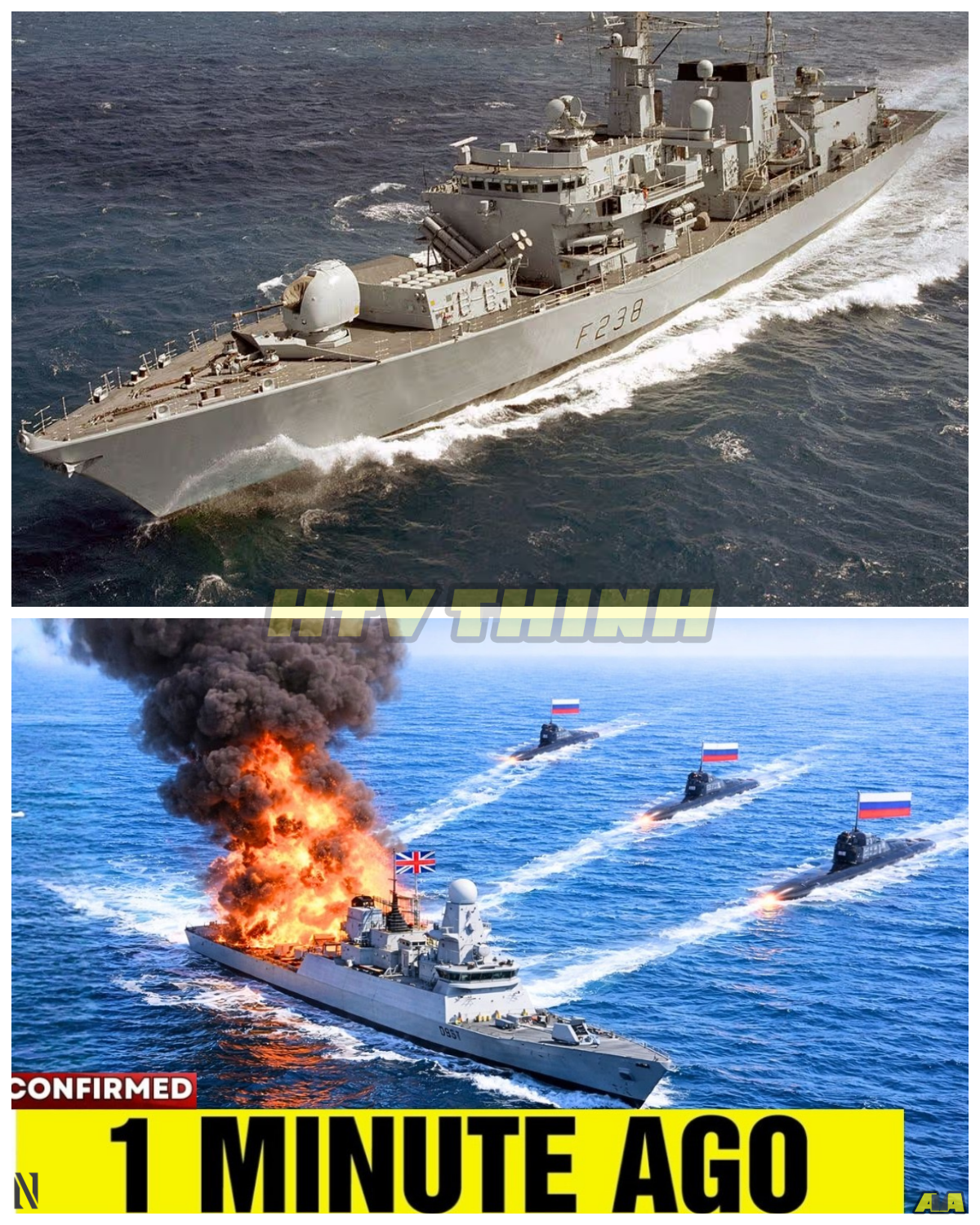 THREE RUSSIAN SUBMARINES “HUNTED” A BRITISH WARSHIP — THEN THE UNTHINKABLE HAPPENED IN OPEN WATERS! In what sensational videos and clips are describing as a classic Cold War‑style standoff, three Russian submarines reportedly converged on a lone British warship, setting the scene for a cat‑and‑mouse ambush straight out of naval lore. At first, it sounded like an impossible naval duel from a spy thriller — silent hunters stalking their prey — but then the twist: instead of a bloody clash, the Royal Navy tracked and shadowed one of those Russian submarines through critical waters like the English Channel for days, showcasing unparalleled detection and deterrence rather than panic or retreat. The polished operation underscored NATO’s readiness to counter undersea threats even as Russian subs have increased activity near UK waters, prompting Britain and allies to build specialised anti‑submarine fleets and autonomous systems to keep the balance. So as both sides circle beneath the waves, one question dominates global defense debates — who really holds the advantage beneath the surface?