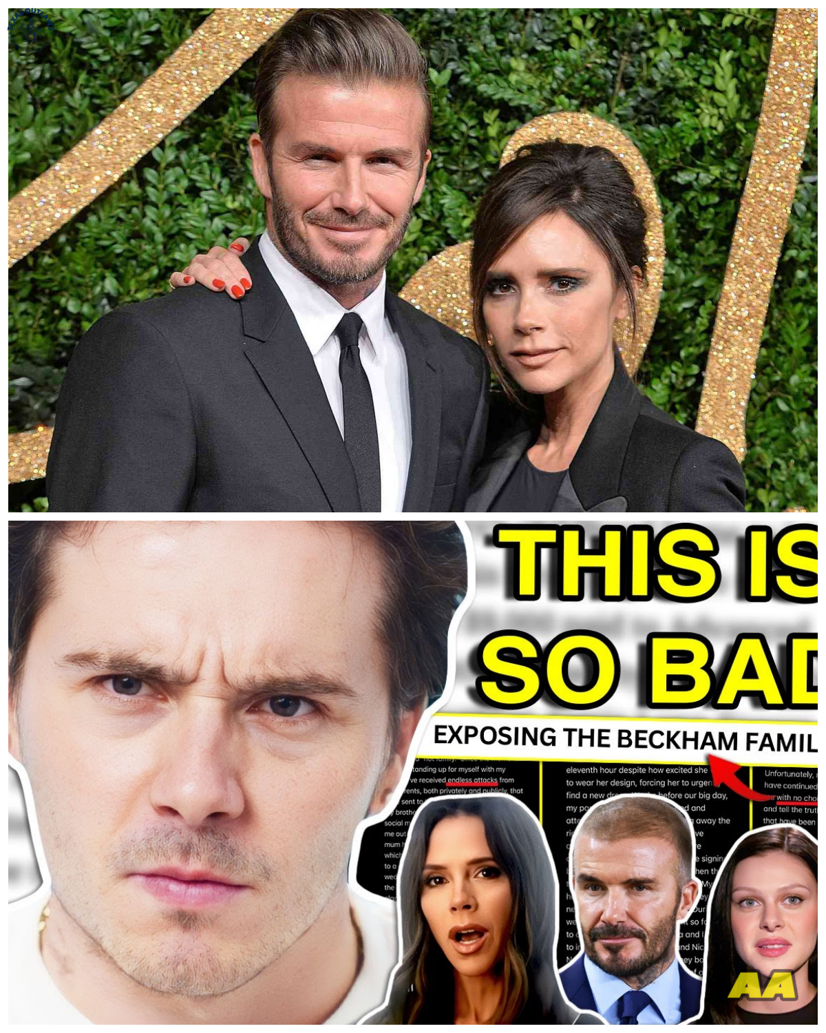 “Brooklyn Beckham EXPOSES His Parents: The Untold Story of Fame and Family Turmoil!” In a stunning revelation that has left fans reeling, Brooklyn Beckham has exposed the untold story of his parents, David and Victoria, revealing the turmoil hidden beneath their glamorous lives! “Looks like being famous isn’t all it’s cracked up to be!” a cheeky source commented, hinting at the emotional struggles that have plagued the Beckham household. As the details emerge, the implications could shatter the perfect image of this celebrity family, raising urgent questions about the true cost of fame and the impact on their relationships. Get ready for a sensational story that promises to unveil the shocking truths behind this iconic family!