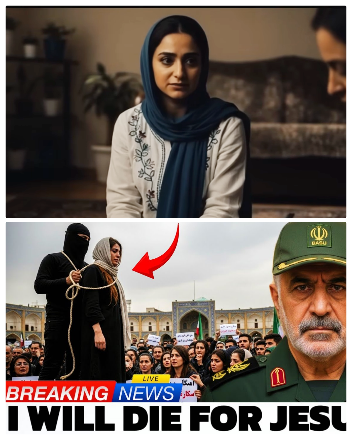 Iranian Top Military Commander Sentenced Sister to Death by Hanging for Converting to Christianity