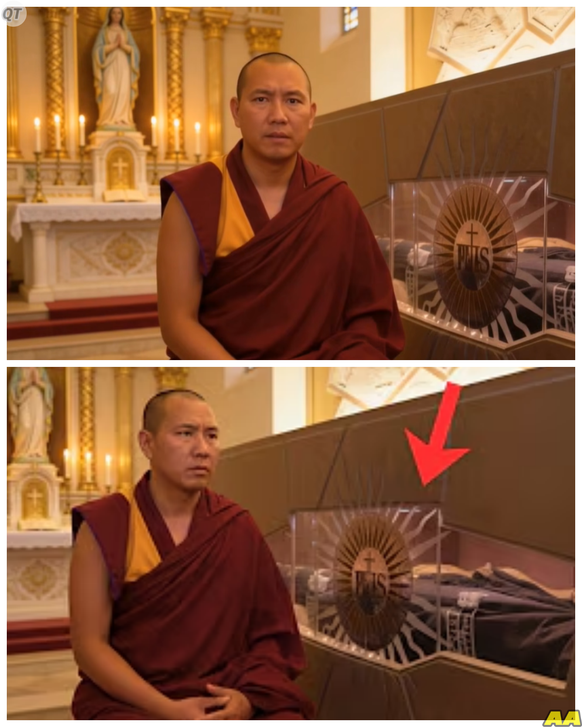 A Tibetan Buddhist monk Traveled Thousands of Miles to Meditate at the Tomb of Carlo Acutis and What Happened There Forced Him to Break a 12 Year Vow of Silence in a Moment That Left Witnesses Questioning Everything They Thought They Knew -KK No one expected anything unusual, just a quiet act of devotion from a man who had not spoken in over a decade, but when he suddenly opened his eyes and broke his silence with words no one anticipated, the atmosphere shifted instantly, because whatever he experienced in that moment was powerful enough to override years of discipline. The full story is in the comments below.