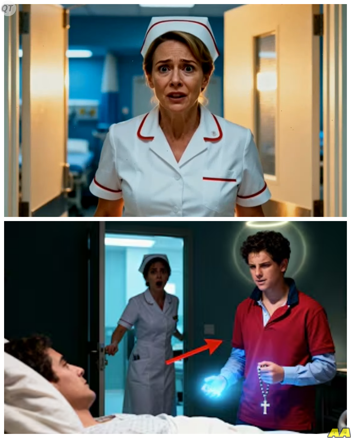 The Nurse Thought It Was Just a Reflection in the Glass Until She Turned and Claimed She Saw Carlo Acutis Standing Quietly by the Bed and What Happened Next Left Her Questioning Everything She Believed About Reality -KK It began as a routine night shift, the kind filled with silence and small, predictable movements, but in a single moment that calm shattered, because what she first dismissed as a trick of light quickly became something she could not explain, something that stayed with her long after the room fell silent again. The full story is in the comments below.