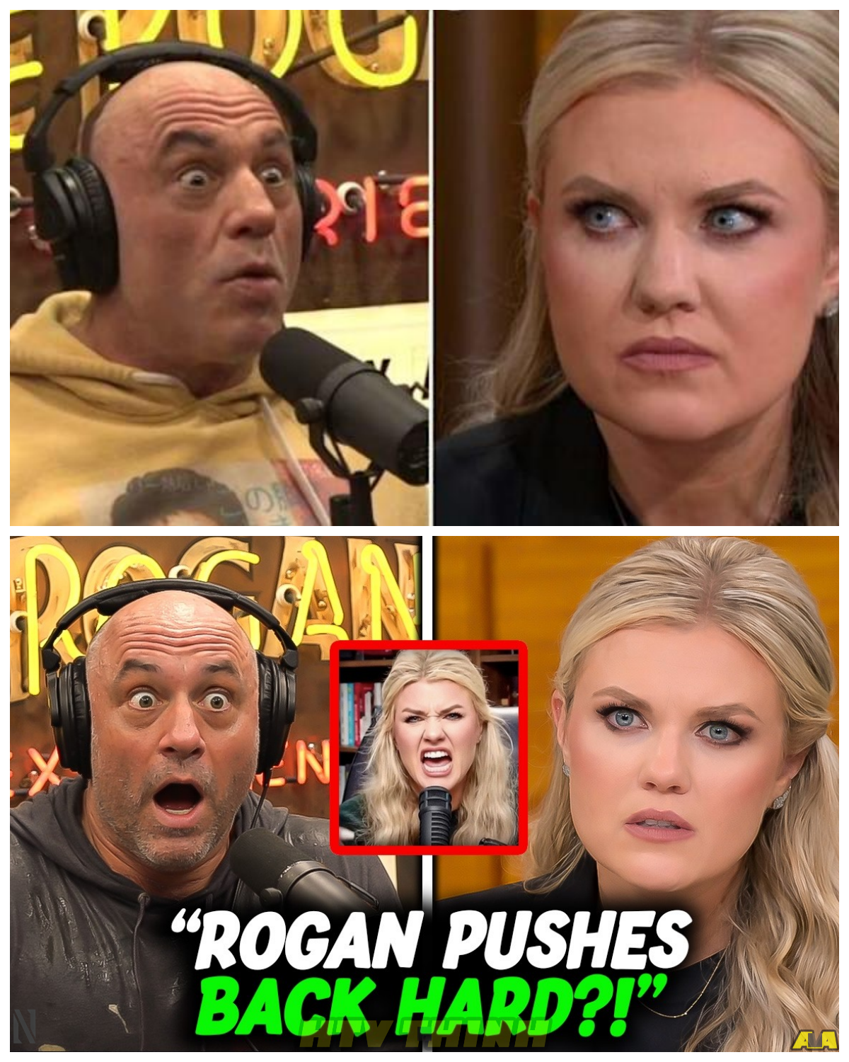 JOE ROGAN SHOCKINGLY EXPOSES ERIKA KIRK’S TENSION AFTER HER THREAT GOES PUBLIC – FULL STORY REVEALED! Joe Rogan has just exposed a shocking truth about Erika Kirk, and it’s tearing the internet apart. After a chilling threat went public, the tension between the two reached a boiling point, and Rogan’s revelation could change everything. What’s the real story behind this dangerous game of power and intimidation? Could this be the end of Erika Kirk’s career as we know it? The full details will leave you questioning everything. What’s really behind the tension, and why was the threat kept secret for so long?
