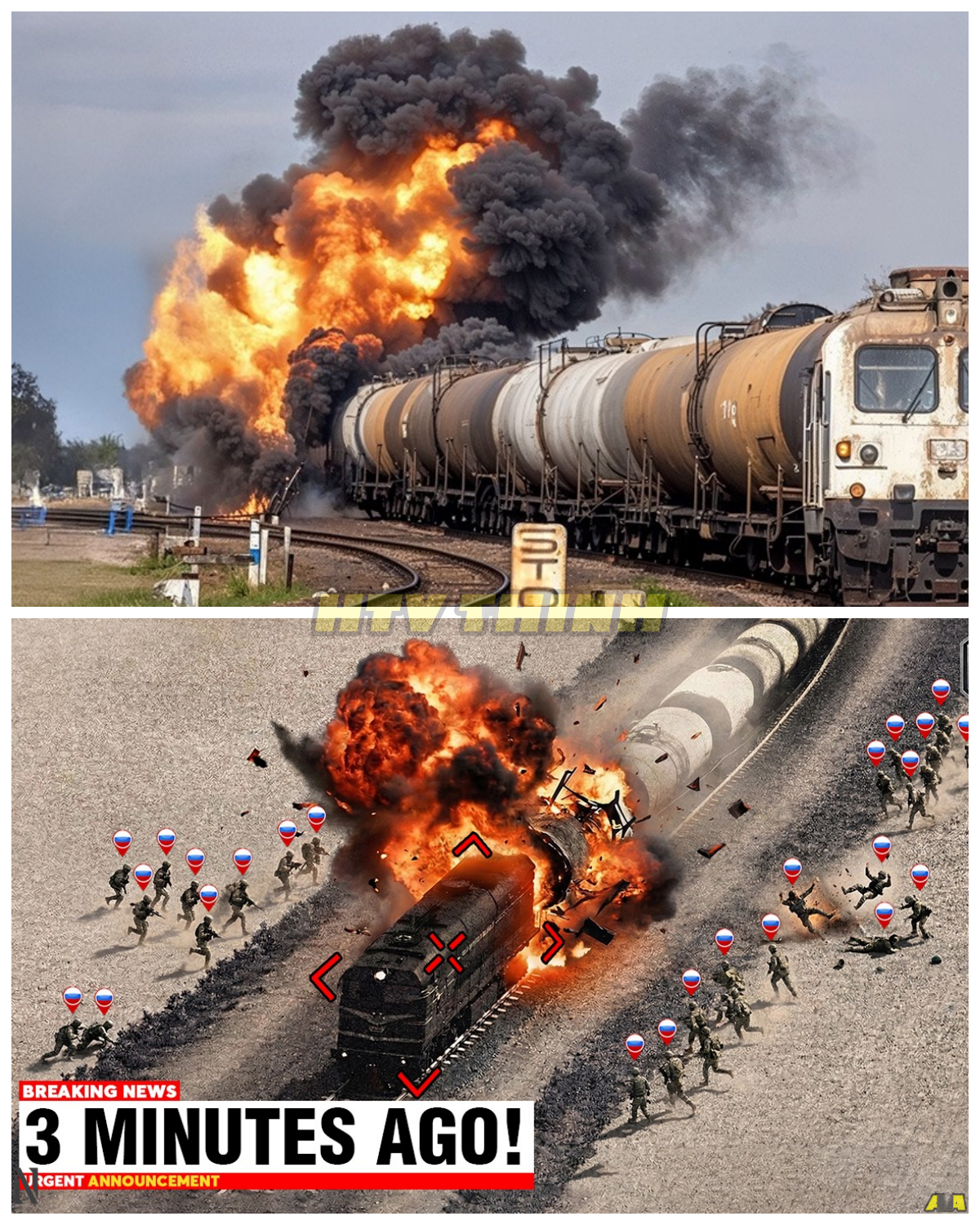 UKRAINIAN FPV DRONES DESTROY RUSSIAN TRAIN – WHAT HAPPENED NEXT WILL SHOCK YOU! Ukrainian FPV drones just caught a Russian train off guard, and what happened next is beyond anything anyone expected. The precision strike left the Russian forces reeling, but the fallout from this attack is just beginning. How did these drones manage to execute such a devastating hit, and what will this mean for the war moving forward? The real story behind the attack is more explosive than you think.