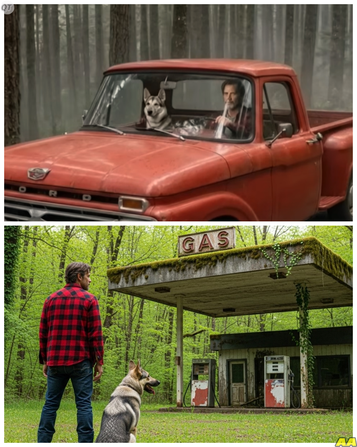 After Being Fired Without Warning, a Broken Veteran Wandered Into an Abandoned Gas Station Hoping for Shelter, but What His Loyal Dog Unearthed Beneath the Dust and Silence Triggered a Discovery So Shocking It Turned His Misfortune Into the Beginning of a Dark and Unraveling Mystery -KK He thought he had lost everything, his purpose, his direction, even his place in the world, but as his dog began clawing at something no one else had noticed, the air shifted, and suddenly it felt less like coincidence and more like fate dragging him straight into a story he never asked to be part of. The full story is in the comments below.