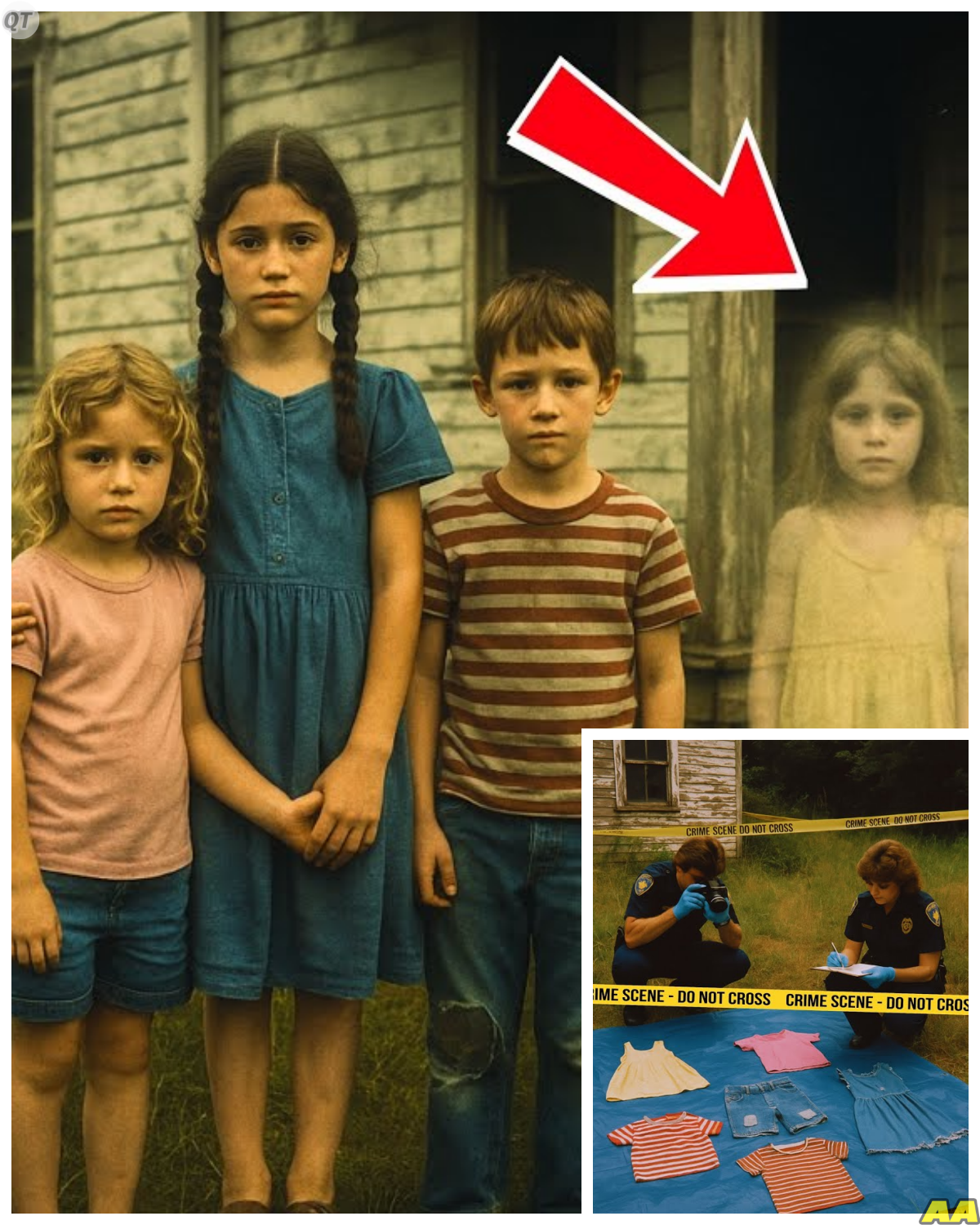 Four Siblings Disappeared Without a Trace in 1986 Leaving Behind a Mystery That Haunted Investigators for Decades, but in 2024 a Shocking Discovery Buried Deep Within a Long-Ignored Lead Reopened the Case and Revealed a Truth So Disturbing It Forced Authorities to Rethink Everything They Thought They Knew -KK For years it was treated like a tragedy lost to time, a case with too many questions and not enough answers, but when new evidence surfaced in the most unexpected place, it didn’t just add pieces to the puzzle, it shattered the entire picture and exposed something no one had dared to consider.<p> The full story is in the comments below.<p>