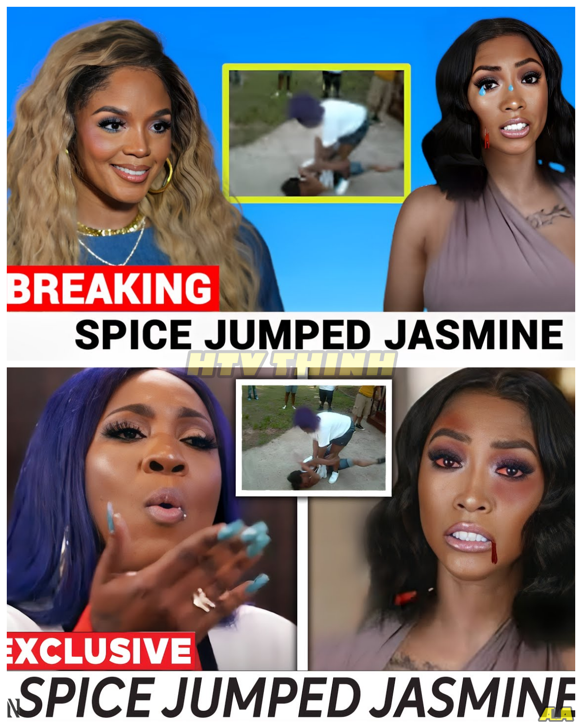 SPICE JUMPED JASMINE DURING LOVE & HIP HOP ATLANTA… AND WHAT HAPPENED AFTER LEFT THE SET IN CHAOS! The cameras were rolling, the tension was already thick, and then—everything exploded in a way no one could control. What looked like just another heated moment suddenly turned into a full-blown confrontation that had cast and crew scrambling to react. At first, it felt like things had spiraled dangerously out of control, but the twist is that reality TV thrives on moments like this, blurring the line between real emotion and amplified drama. So was this truly unexpected, or was it the moment everyone knew was coming but no one stopped?