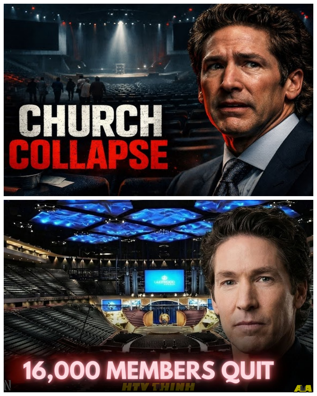 THE FALL OF JOEL OSTEEN… EMPTY PEWS AND A SILENT SANCTUARY NO ONE THOUGHT THEY’D EVER SEE! For years, Joel Osteen’s megachurch stood as a symbol of unstoppable growth, packed crowds, and unwavering faith—but now, something feels different, and the seats are telling a story no sermon can hide. At first, it looks like a dramatic collapse, a sudden loss of influence that no one saw coming. But the twist reveals a more complex truth—the shift may not be about one man’s fall, but a broader change in how people connect with faith in a rapidly evolving world. Why did the energy fade so quickly, and what deeper transformation has been quietly unfolding behind those once-filled walls?