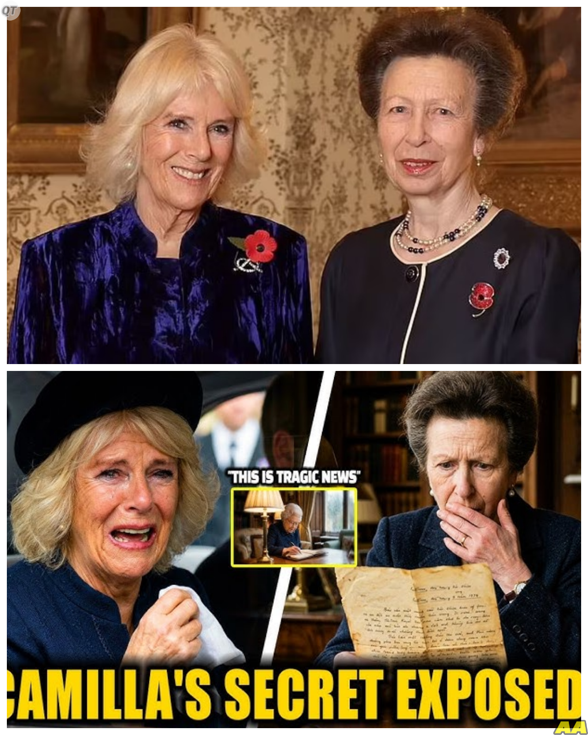 Princess Anne opens Queen Elizabeth’s secret safe and what she reportedly finds inside sends shockwaves through the palace as Camilla faces a crisis no one can quietly contain -KK What was meant to remain sealed as part of the late Queen’s most private legacy has suddenly become the center of intense speculation, with insiders claiming Anne approached the moment with calm determination, only for the contents to raise questions that cut far deeper than anyone expected, leaving Camilla in an uncomfortable spotlight as whispers grow about what had been hidden all along. The full story is in the comments below.