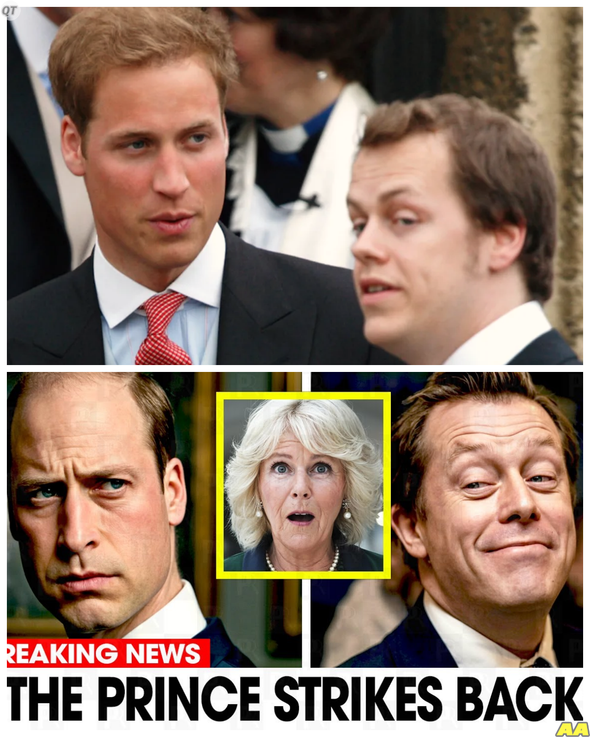 Camilla’s son sparks outrage after a public jab at William and the prince’s unexpected reaction leaves insiders questioning whether this was the moment everything finally shifted against Camilla -KK It started as a remark that might have been brushed off as careless, but those watching closely say the tone and timing were impossible to ignore, and when William responded not with anger but with something far more controlled and deliberate, it sent a ripple through royal circles, because sometimes the quietest reactions carry the strongest message, and this one may have landed exactly where it was meant to. The full story is in the comments below.