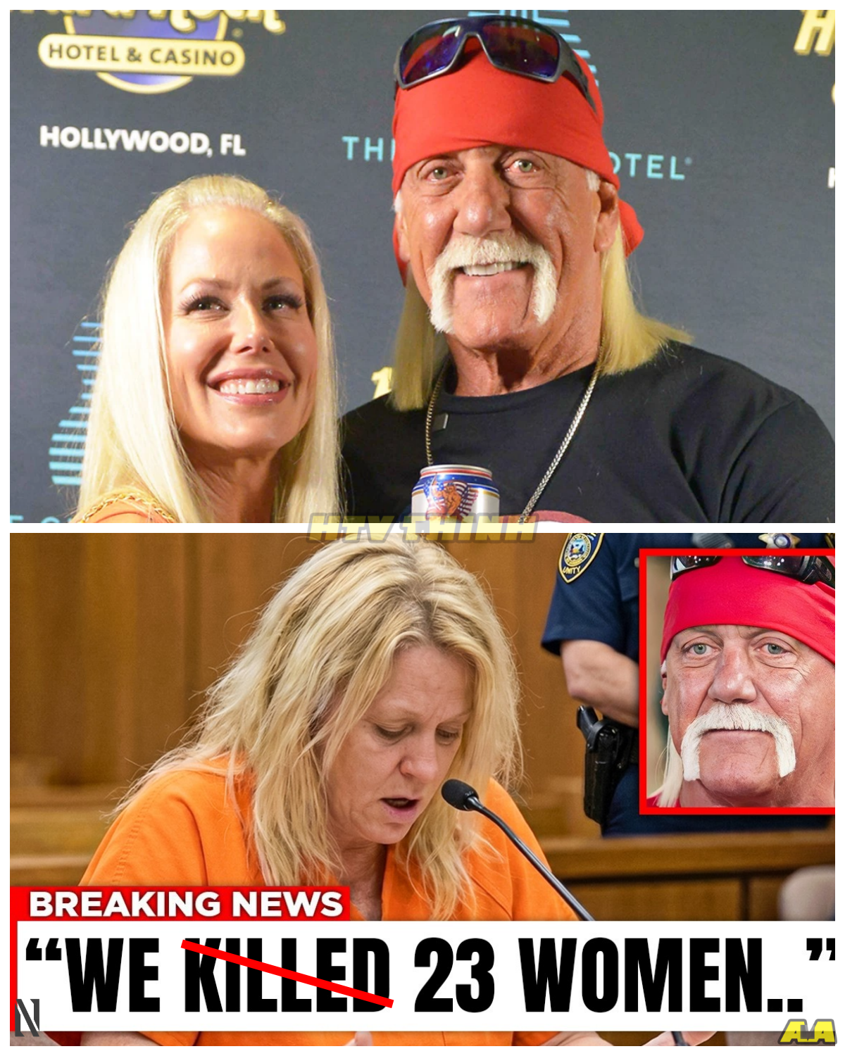 HULK HOGAN’S WIFE “SENTENCED”? VIRAL CLAIMS EXPLODE AFTER ALLEGED CONFESSION—BUT WHAT’S ACTUALLY TRUE! A shocking narrative is spreading fast, claiming Hulk Hogan’s wife has been sentenced after supposedly confessing to involvement in undisclosed crimes, sending fans into a frenzy. At first, it feels like a devastating fall from grace, the kind of story that shakes a legacy overnight. But the twist reveals a major gap—there is no clear, verified information confirming such a sentencing, raising questions about how this story gained traction. Why did this claim go viral so quickly, and what details are being distorted as speculation takes over?