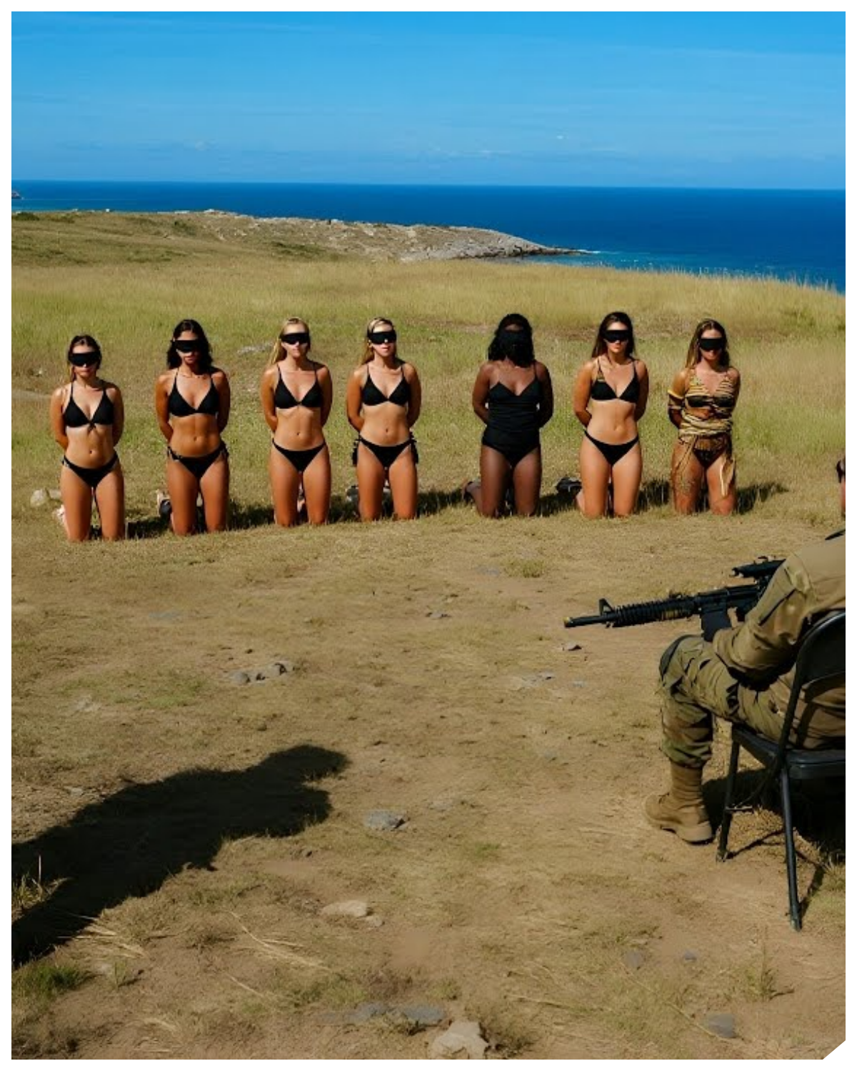 Critical moment! A sniper thwarts the execution of the girls kidnapped by the enemy general