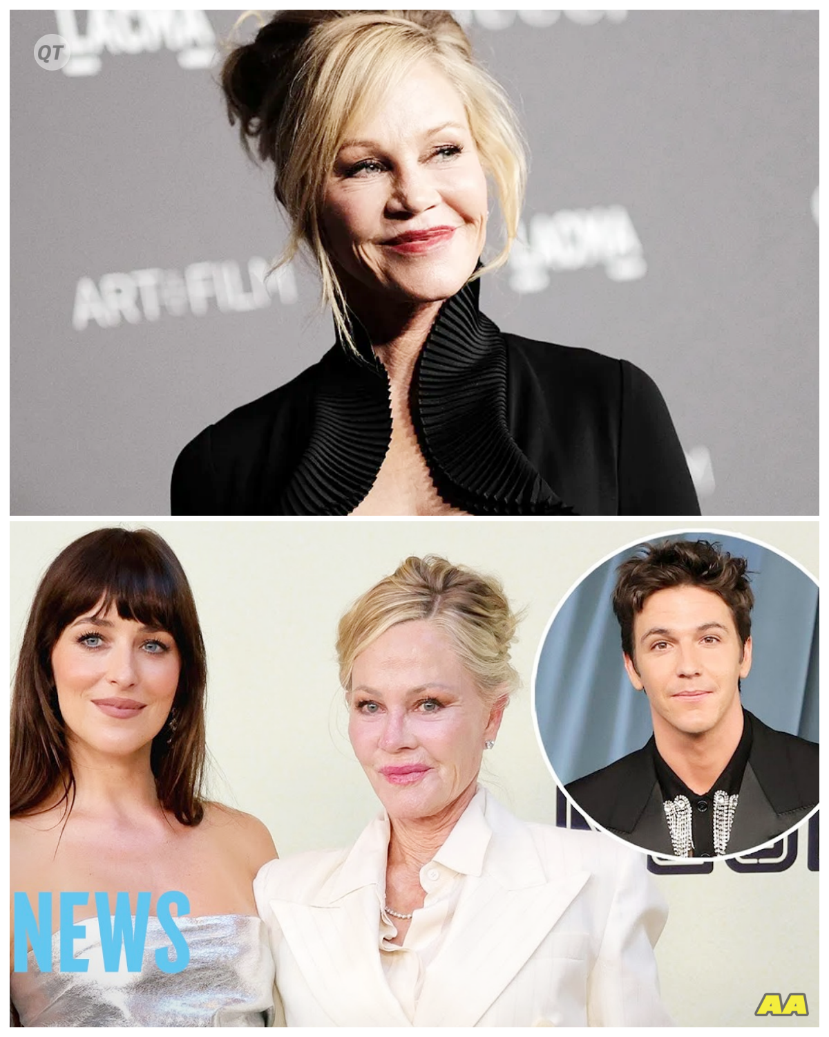 “Dakota Johnson’s New Romance: Melanie Griffith Reacts to Daughter Dating Her Role Model!” -ZZ  In a candid moment, Melanie Griffith has reacted to daughter Dakota Johnson dating a person she admires as a role model! What are her thoughts on this relationship, and how does it affect their family dynamic? This fascinating story delves into the world of celebrity relationships and the bonds that tie them together! The full story is in the comments below.