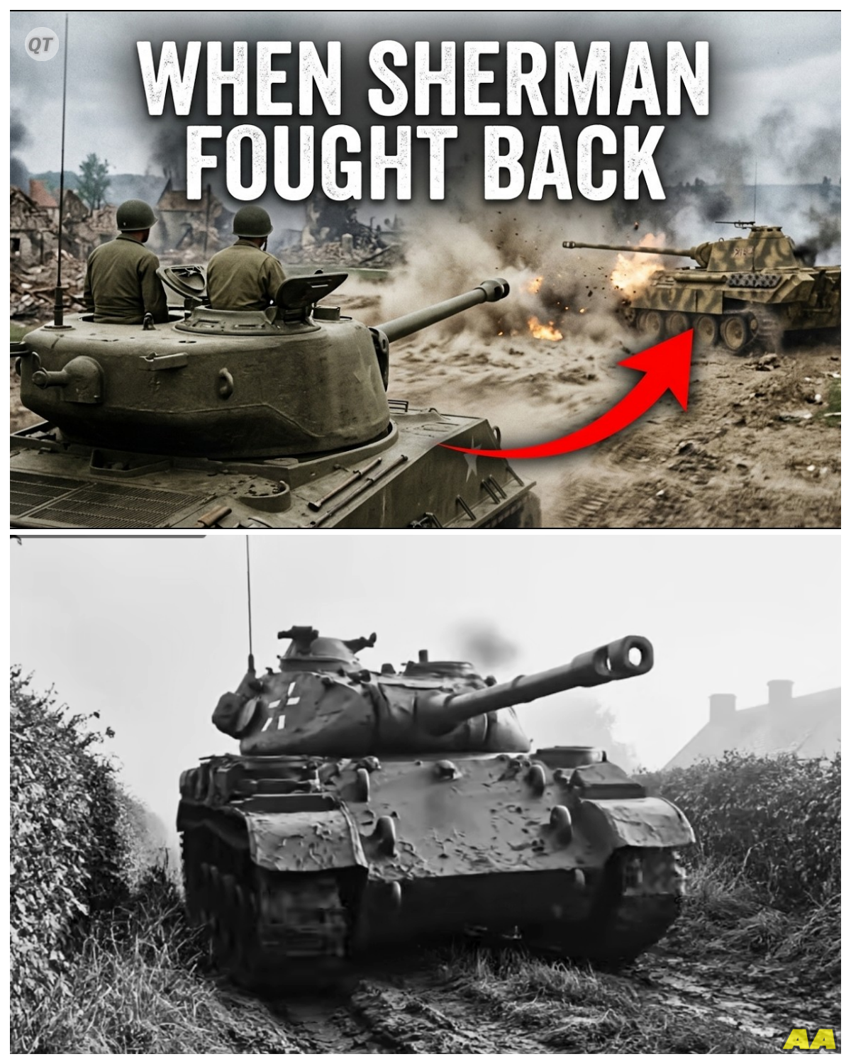 They Thought the Sherman Was Weak — Until Its 76mm Gun Started Killing Panthers-ZZ