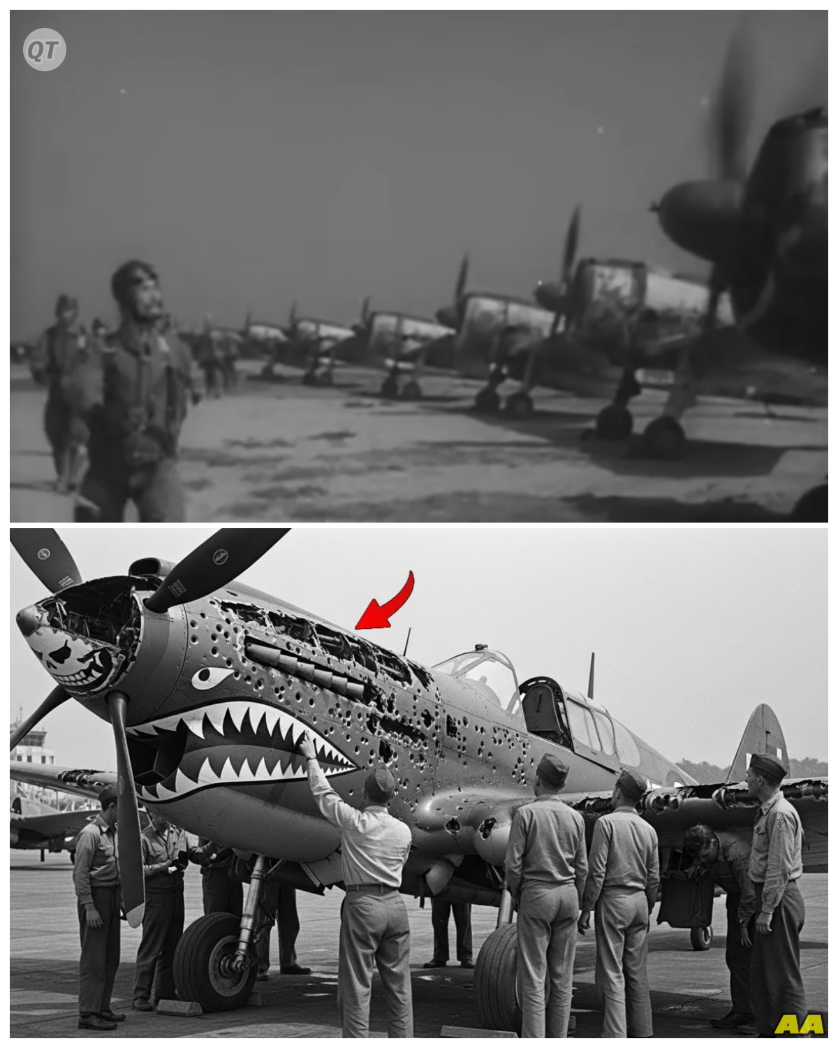 When 64 Japanese Planes Attacked One P-40 — This Pilot’s Solution Left Everyone Speechless-ZZ