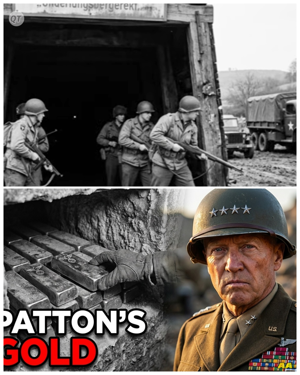 What Patton Did When He Found Nazi Gold Hidden in a Salt Mine — The Untold WWII Secret-ZZ