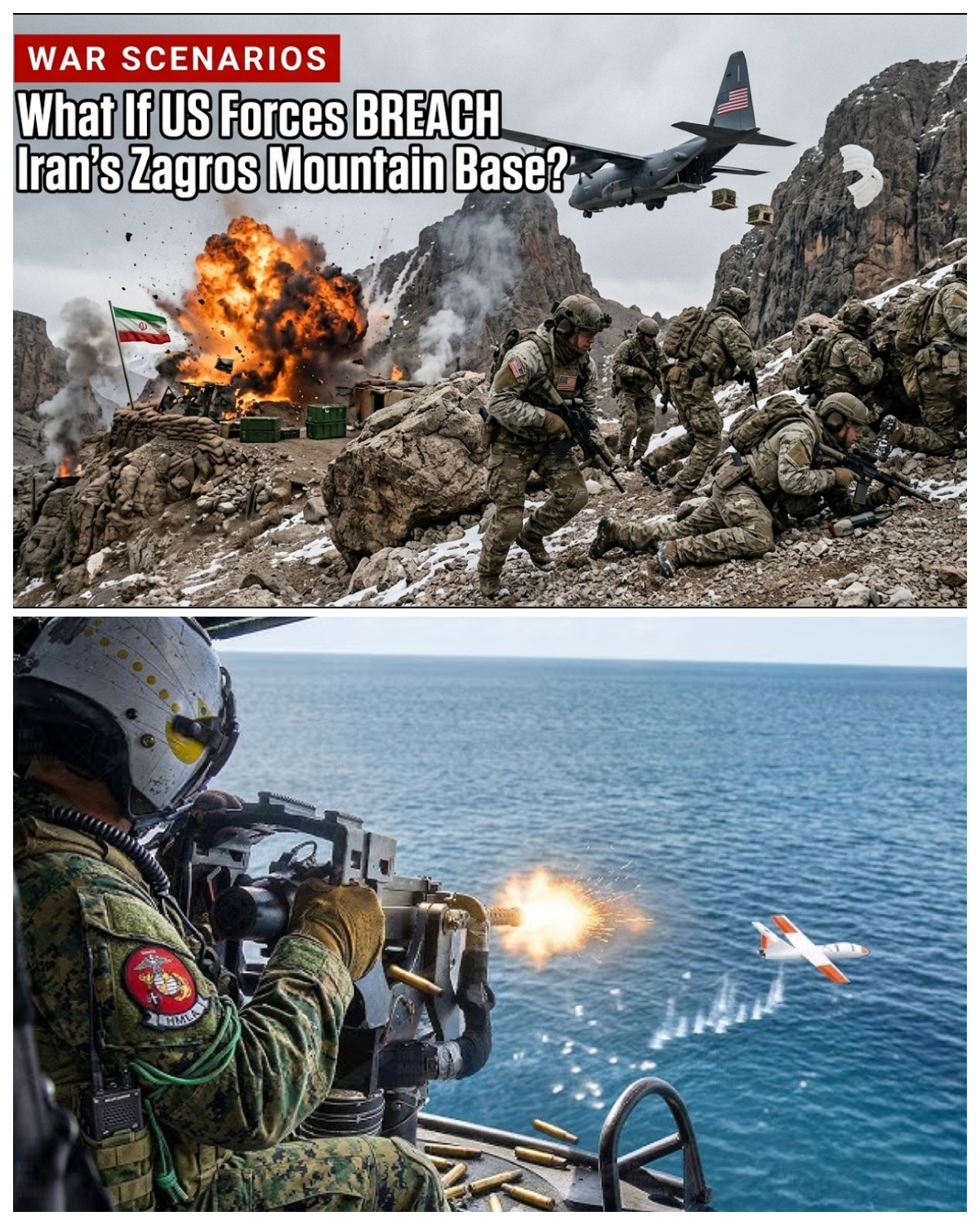 Iran vs US: MC-130J Blizzard Run Through Zagros – Mission Complete