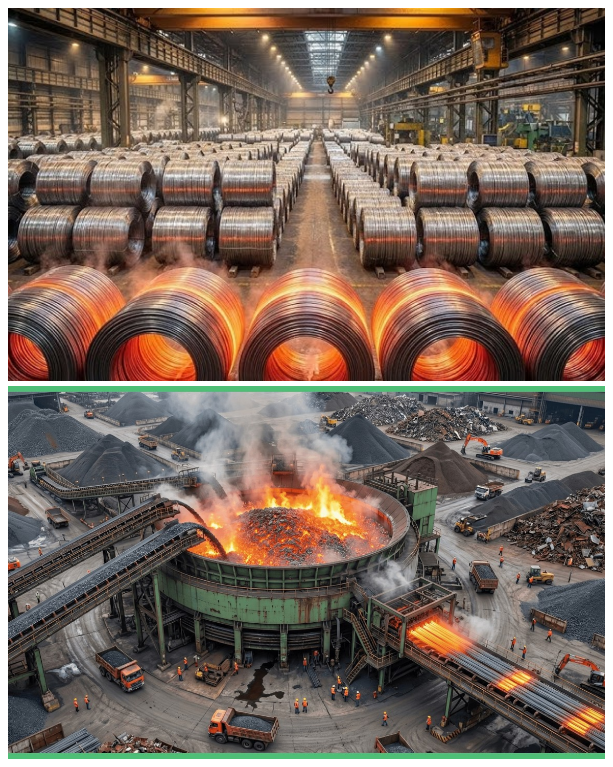 Inside the Steel Factory – How Wire Rods Are Made From Iron Ore Mining