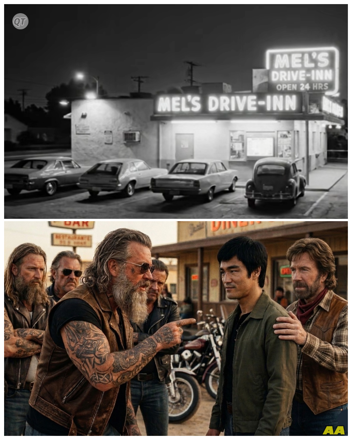 A 5-Man Motorcycle Gang Raided Chuck Norris’s Restaurant — Then Bruce Lee Stepped In-ZZ