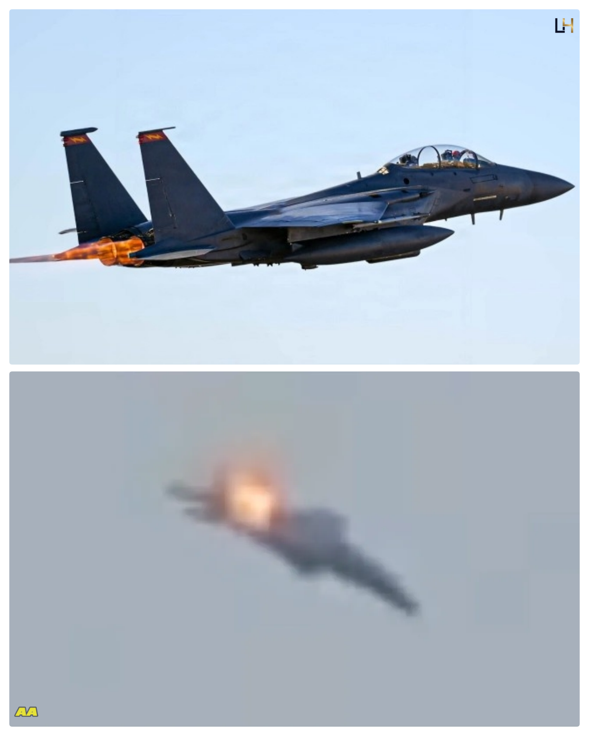 The US has rescued a pilot from an F-15E reportedly shot down by Iran in southern Iran.