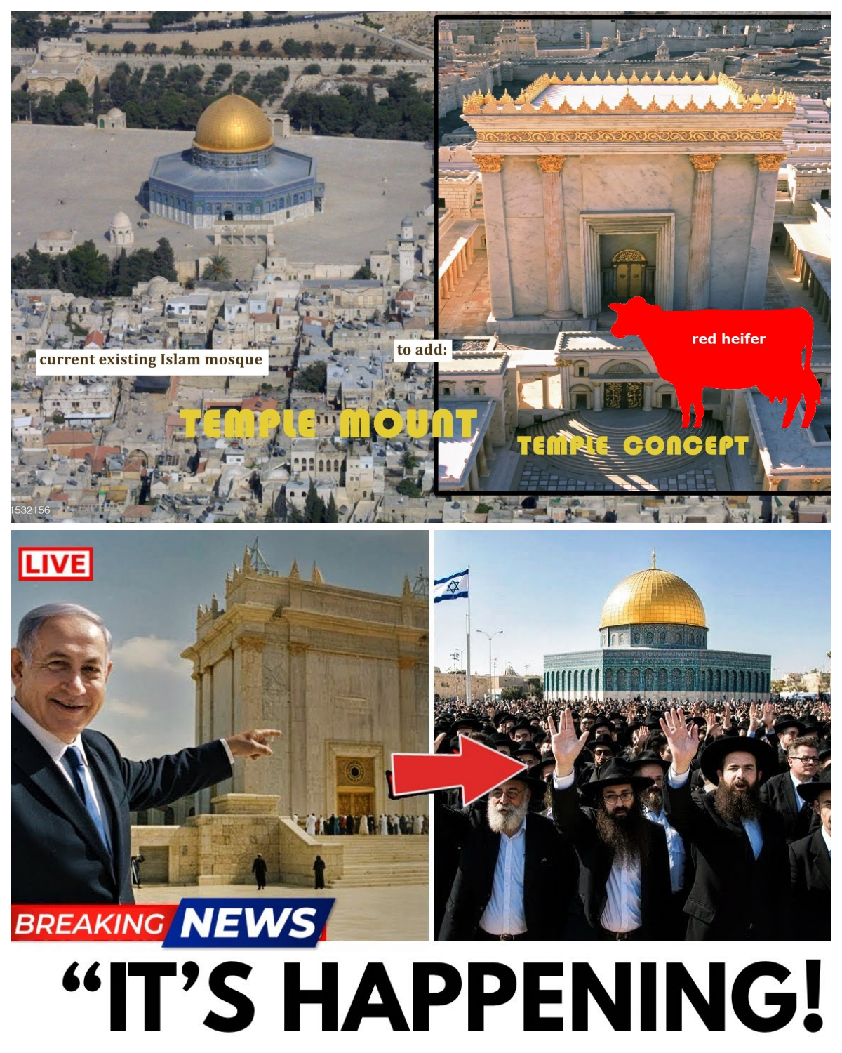 They CAUGHT Netanyahu Under Al-Aqsa… Is the Third Temple Already Beginning?