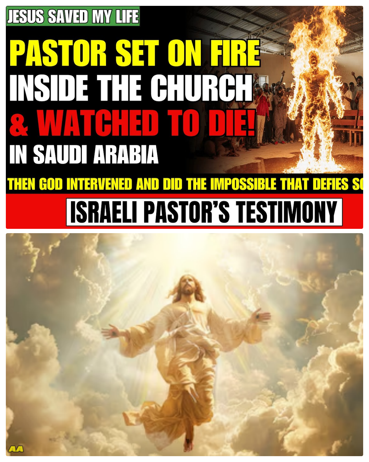They set an Israeli pastor on fire in Arabia… but the way God saved him defies all logic