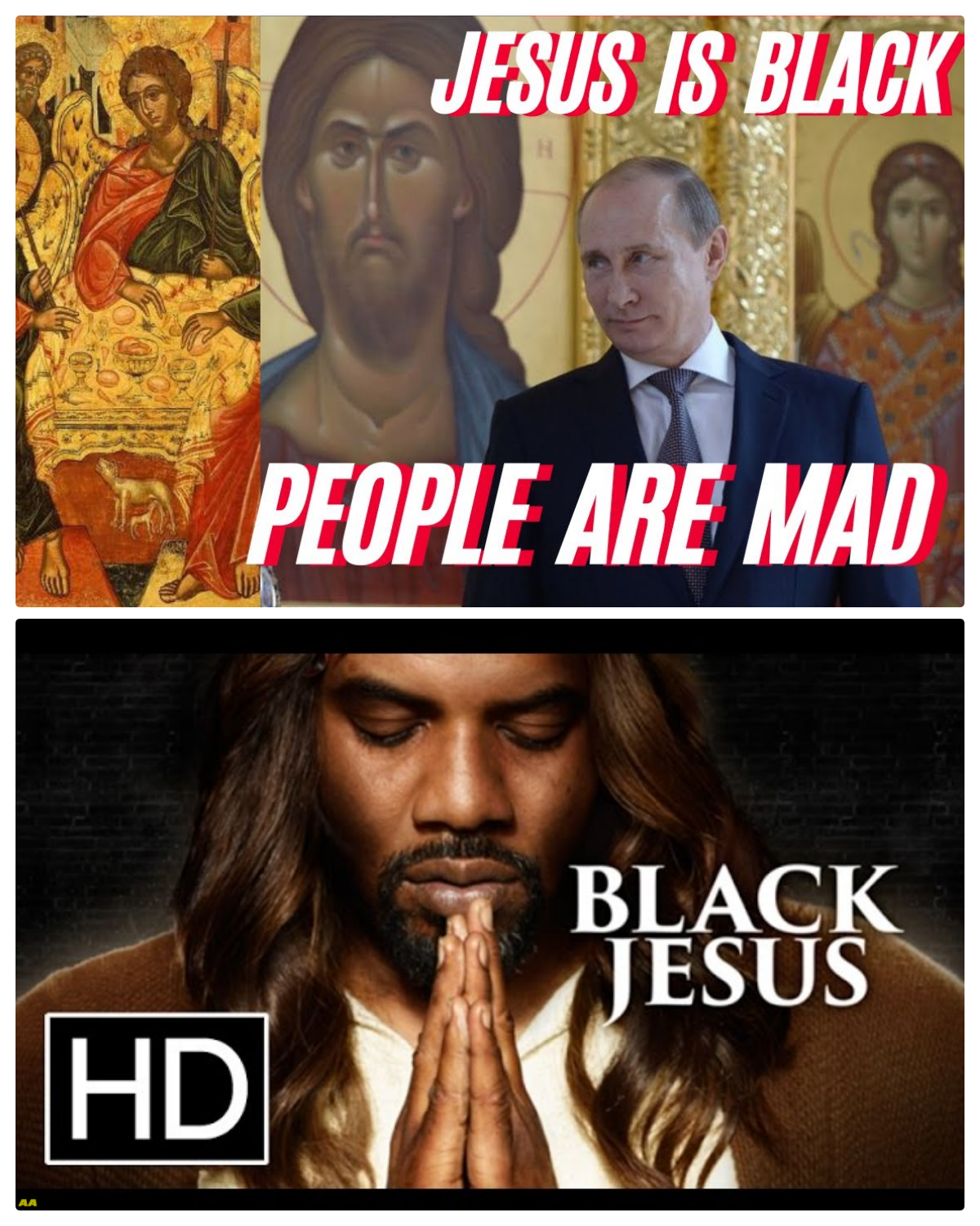 Search 4 Black Jesus | White People WILD Reactions to Putin Opening Vault | Paintings of Black Jesus