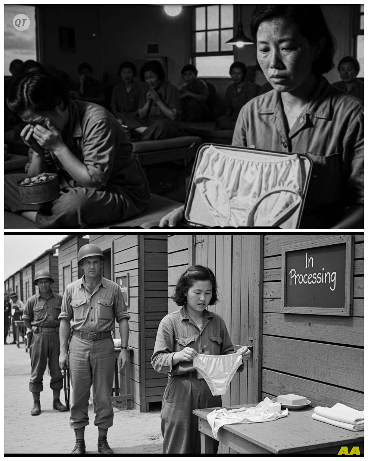Japanese Women POWs Couldn’t Believe When Americans Gave Them Silk Underwear-ZZ