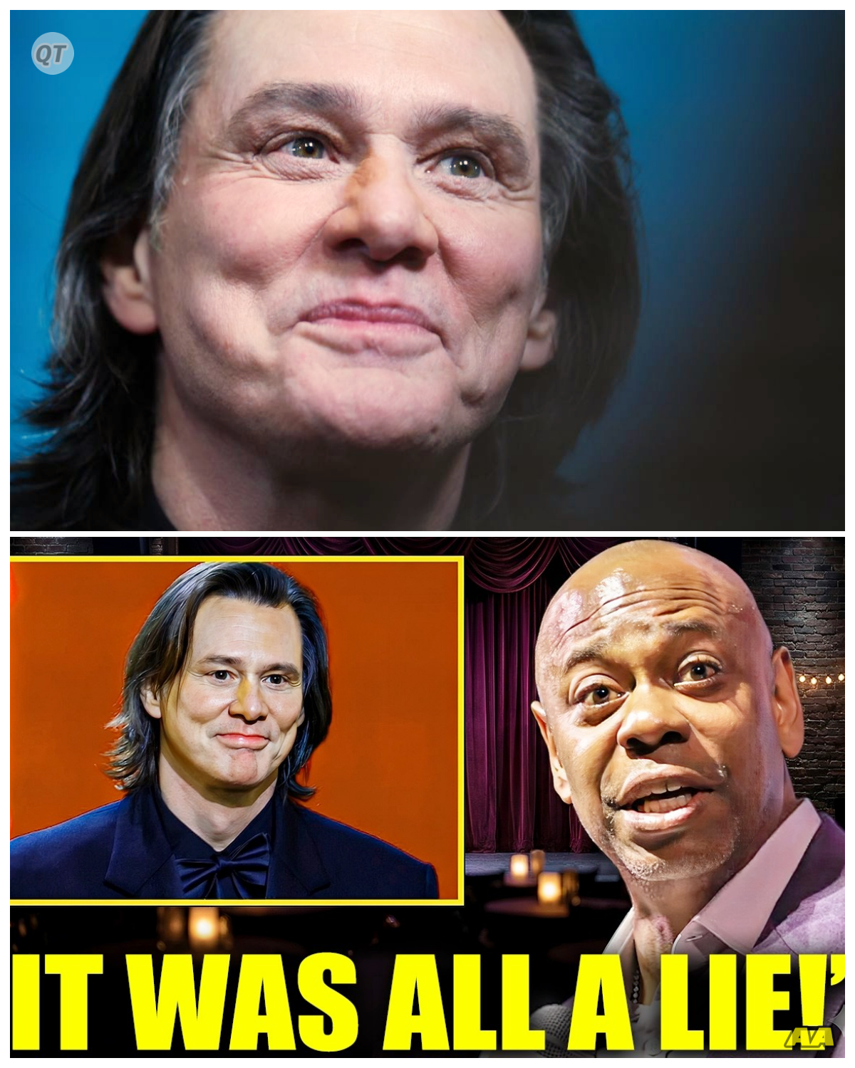 “Dave Chappelle’s Alarming Insights on Jim Carrey: A Friendship Under Siege! -ZZ”  In a stunning revelation, Dave Chappelle has taken the spotlight to discuss his thoughts on Jim Carrey, and the insights he shares are more alarming than anyone could have predicted. As he reflects on their friendship, Chappelle exposes the hidden battles faced by Carrey, revealing a side of the comedian that fans rarely see. What does this mean for Carrey’s legacy, and how will it impact their relationship? The comedy world is abuzz with speculation, and the truth may be darker than we ever imagined. Prepare for a rollercoaster of emotions as the story unfolds!