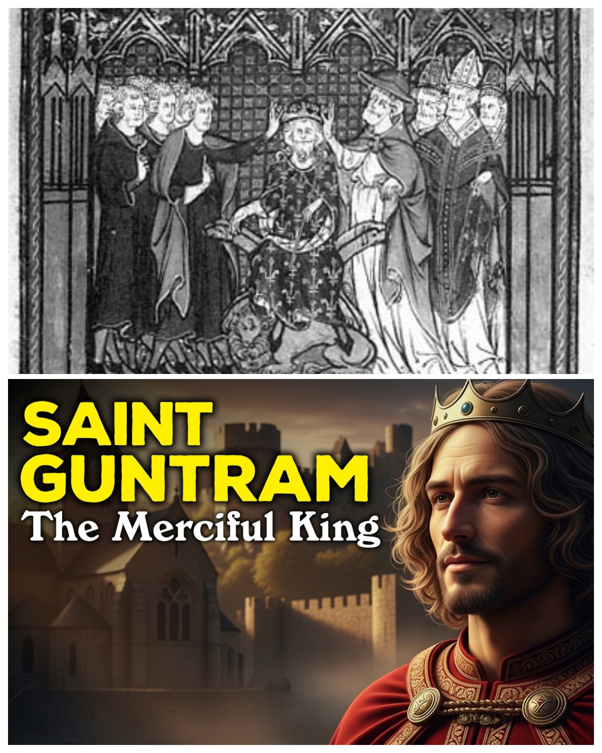 Saint Guntram: The Merciful King Who Chose Faith Over Revenge