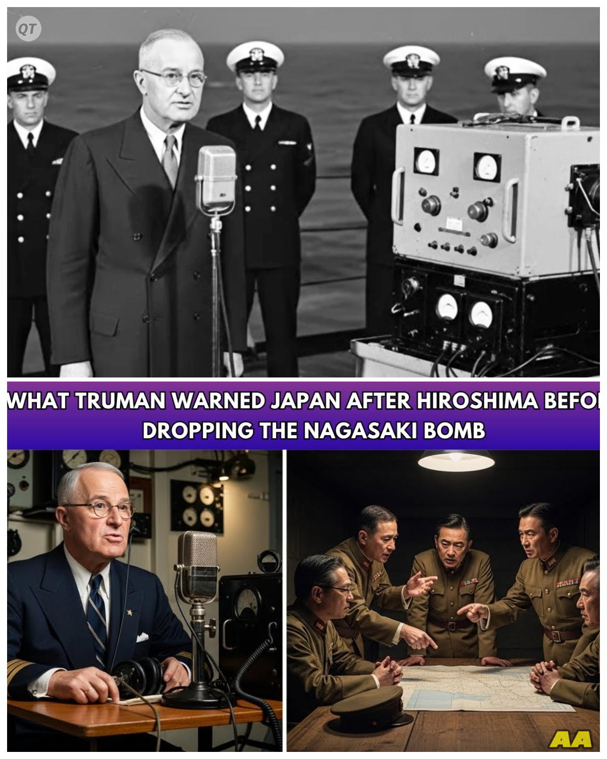 What Truman Warned Japan After Hiroshima Before Dropping the Nagasaki Bomb-ZZ