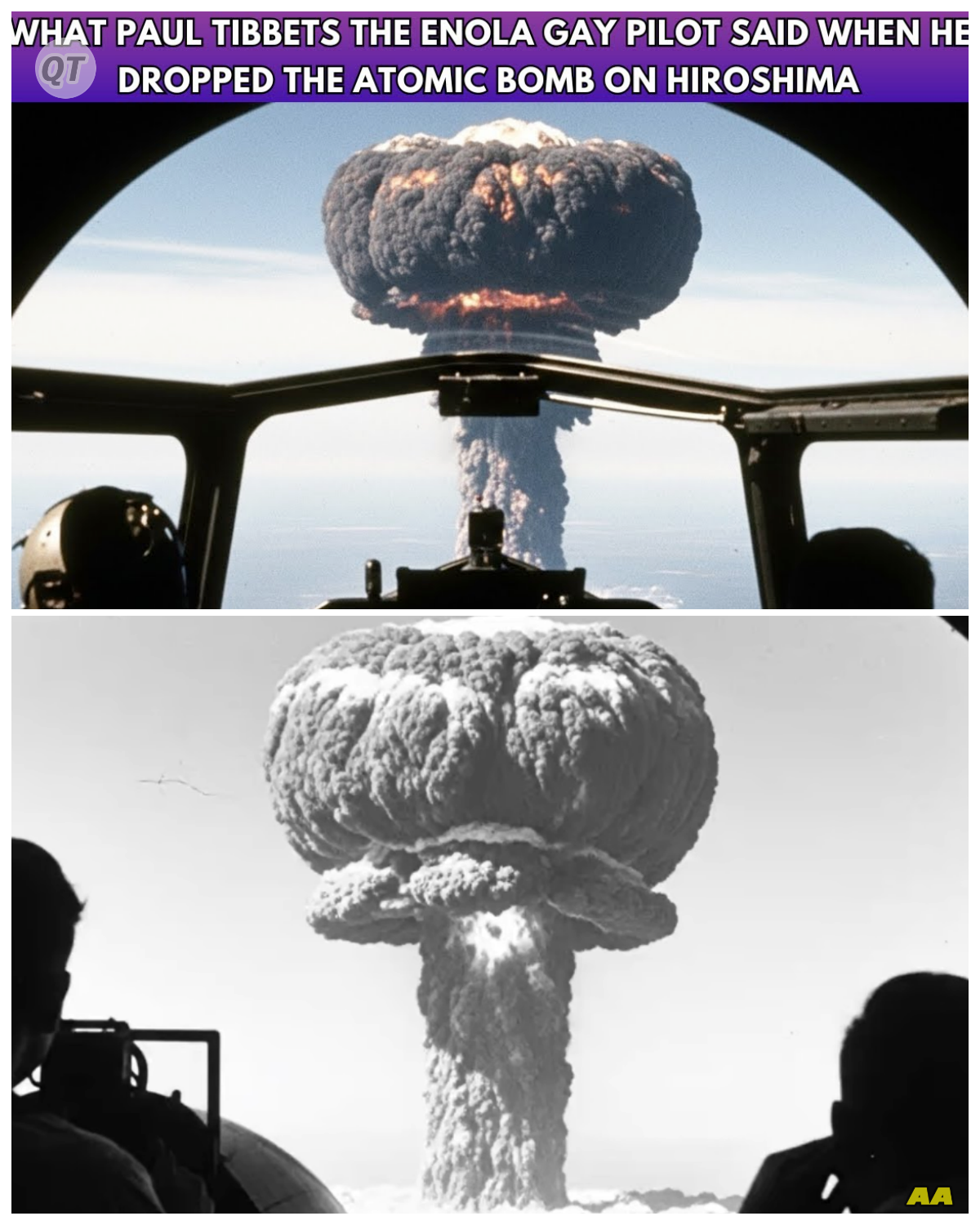 What Paul Tibbets The Enola Gay Pilot Said When He dropped The Atomic Bomb on Hiroshima-ZZ