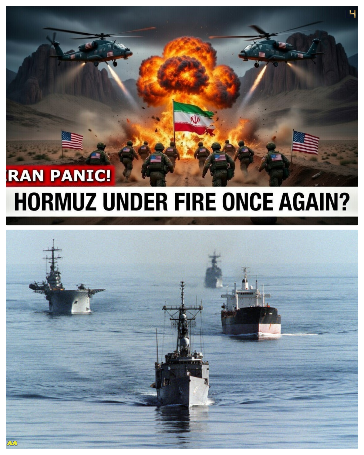 Iran Shocked! US Army Apache Helicopters and Infantry Units Clear Iranian Trenches Near Hormuz