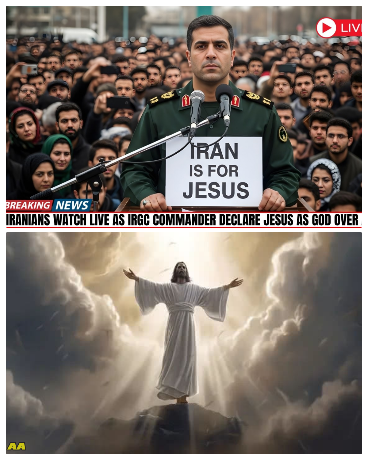 25,000 Iranians Watch LIVE as IRGC Commander Share His Testimony: “Jesus Will Bring Peace to Iran”