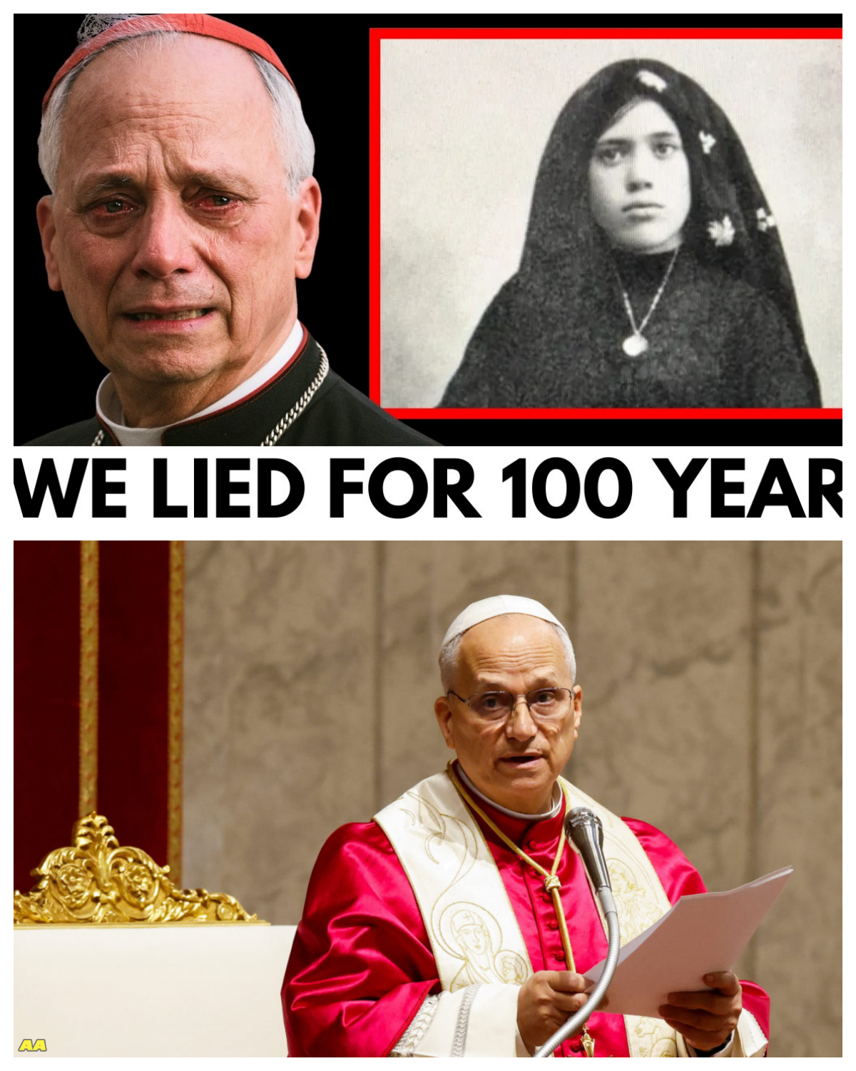 Pope Leo: “I Just Read The Last Prophecy of Fatima, And Here’s What It Said.<p>.<p>.<p>“