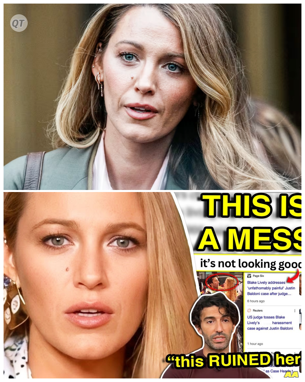“Blake Lively’s Career in Jeopardy: Lawsuit Fallout” -ZZ In a shocking turn of events, Blake Lively has reportedly stated that her career has been severely impacted by a recent lawsuit. Sources indicate that the legal battle has taken a toll on her professional opportunities and public image. As Lively navigates this challenging period, questions arise about the implications of legal issues on an actor’s career. What steps might she take to rebuild her reputation and return to the spotlight?