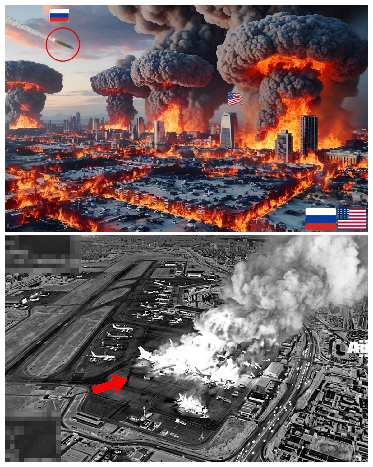 13 m1nutes ag0! In an 1nstant, a US 1nternat10nal a1rp0rt d1sappeared, l00k what happened.