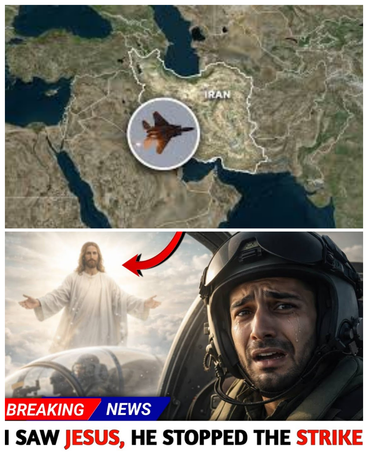 JUST DAYS AGO: Iranian Air Force Pilot Abandons Islam After Seeing Jesus Outside His Fighter Jet