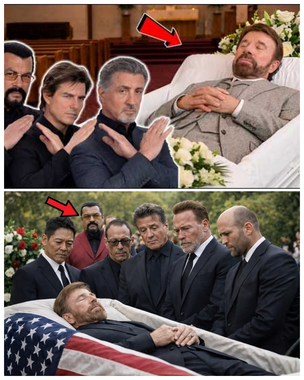 The One Guest at Chuck Norris’s Funeral No One Expected To See