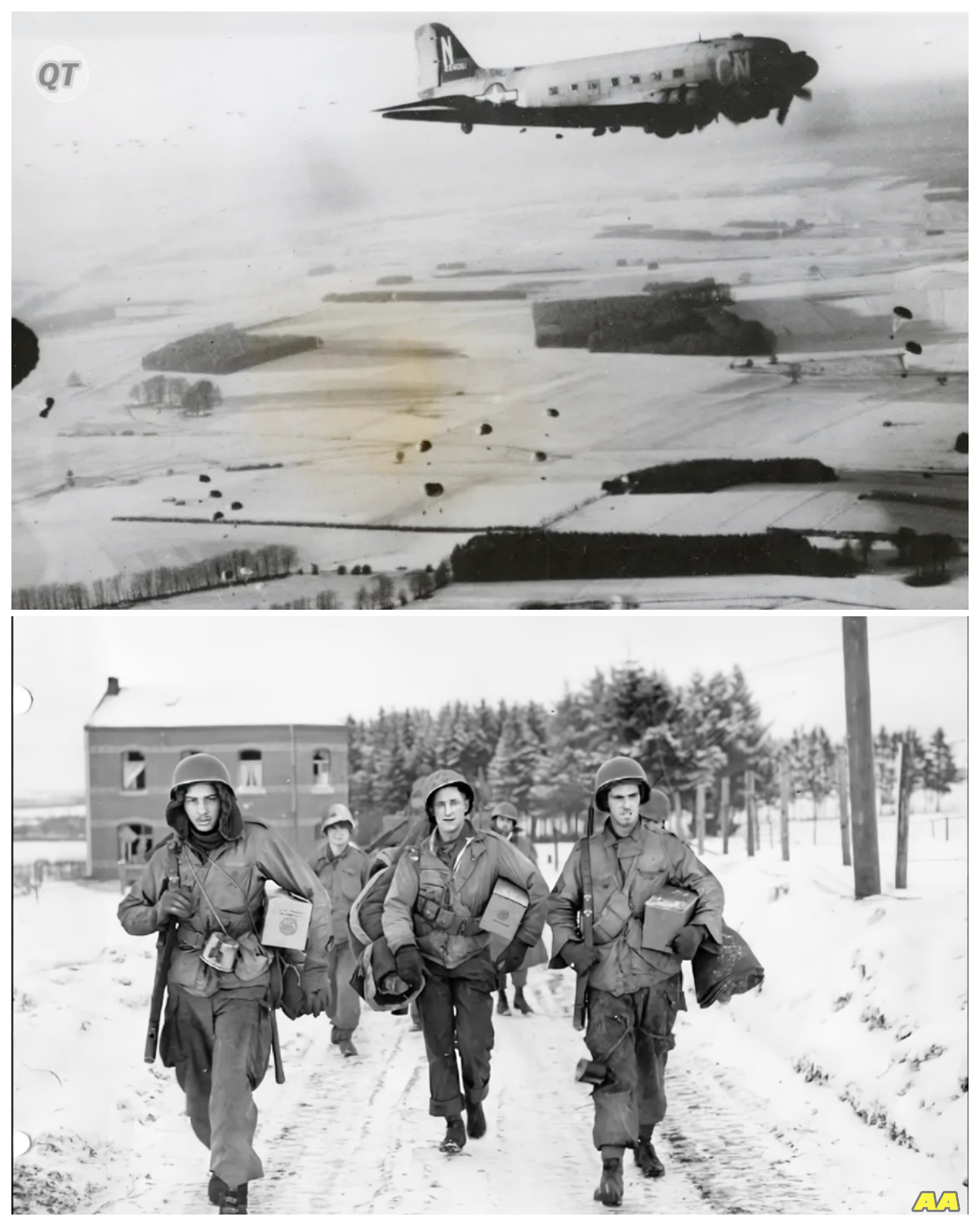 German Besiegers Saw 241 U.S. Planes Resupply Bastogne – Realized The 101st Would Never Surrender-ZZ