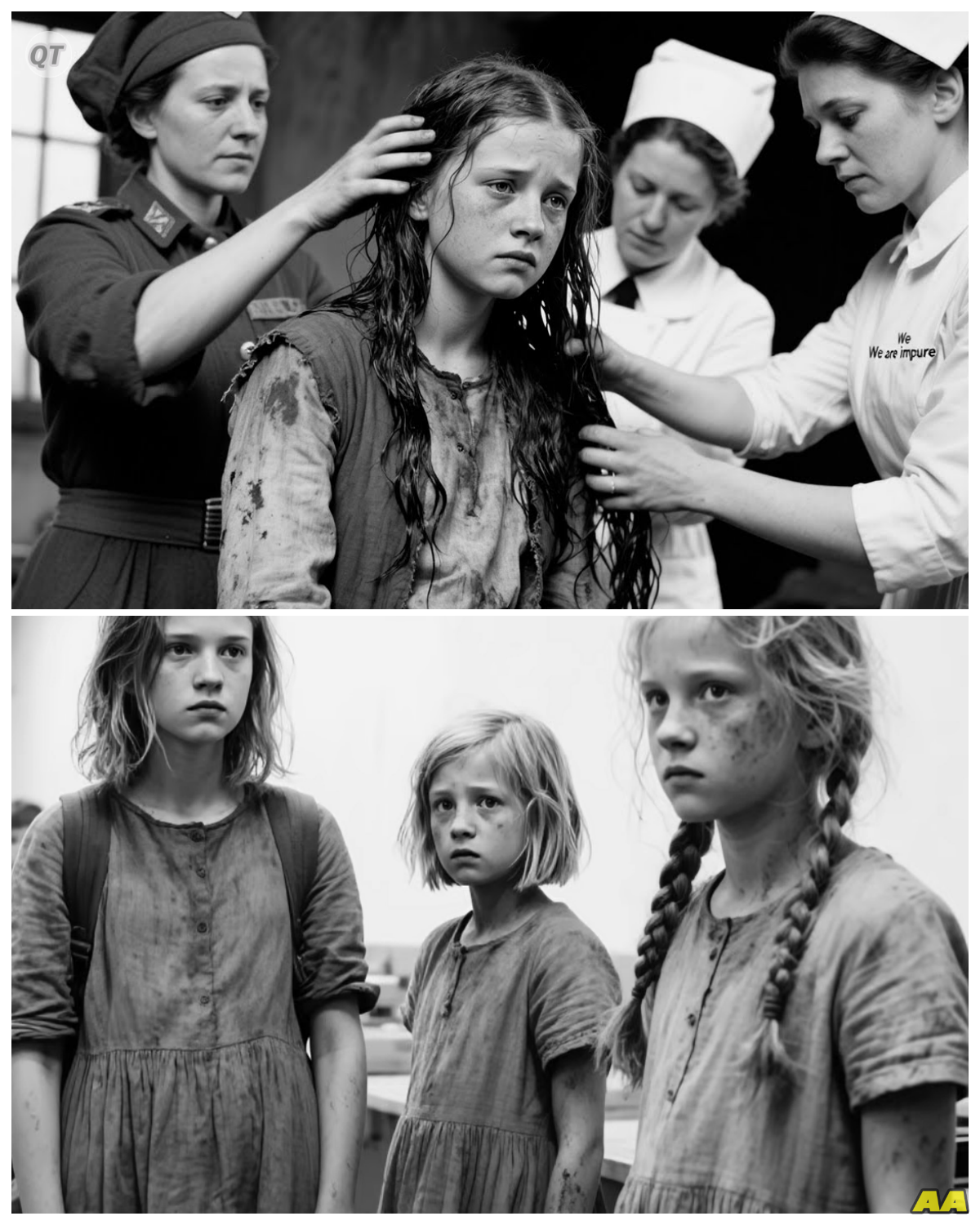 “We Are Unclean” — German POW Girls Refused New Clothes Until American Nurses Washed Their Hair-ZZ