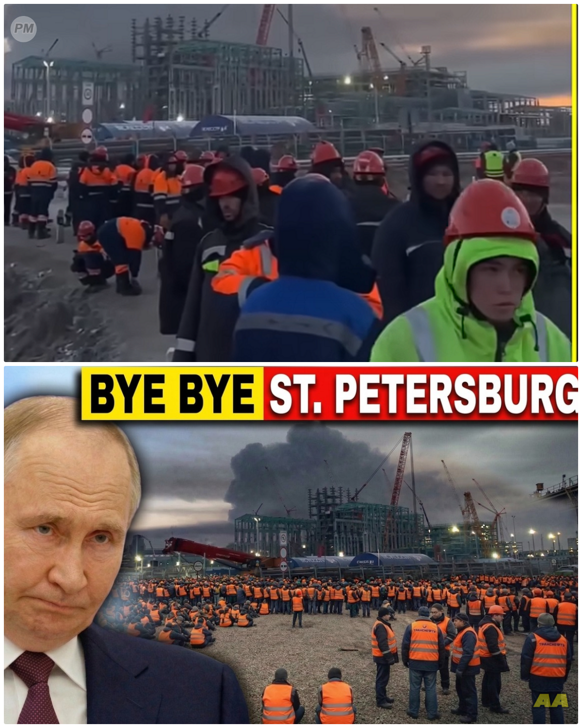 ST. PETERSBURG IN FLAMES: 30,000 Workers Turn on Putin as Ukraine Destroys Putin’s Biggest Port!