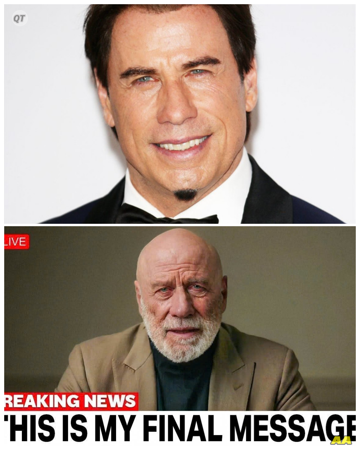 “John Travolta’s Farewell Shocker: The 71-Year-Old Star Reveals Why He’s Leaving Hollywood!” -ZZ  In a jaw-dropping announcement that has left Hollywood buzzing, John Travolta at 71 is saying goodbye to the industry that has shaped his life. With a career filled with iconic roles and unforgettable moments, his decision to step away raises eyebrows and sparks curiosity. As he shares the personal reasons behind this emotional farewell, fans are left with a sense of urgency to celebrate his legacy before it’s too late. What has prompted this shocking exit? Get ready for a story filled with nostalgia, heartbreak, and the undeniable impact of a true Hollywood legend!