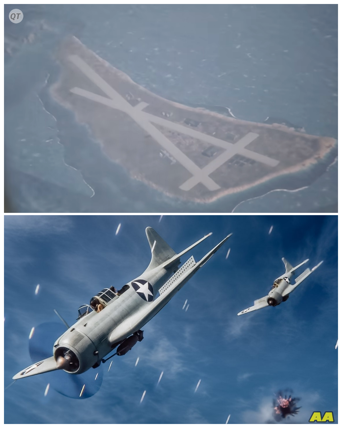 When SBD Dauntlesses Sank Akagi and Hiryu-ZZ