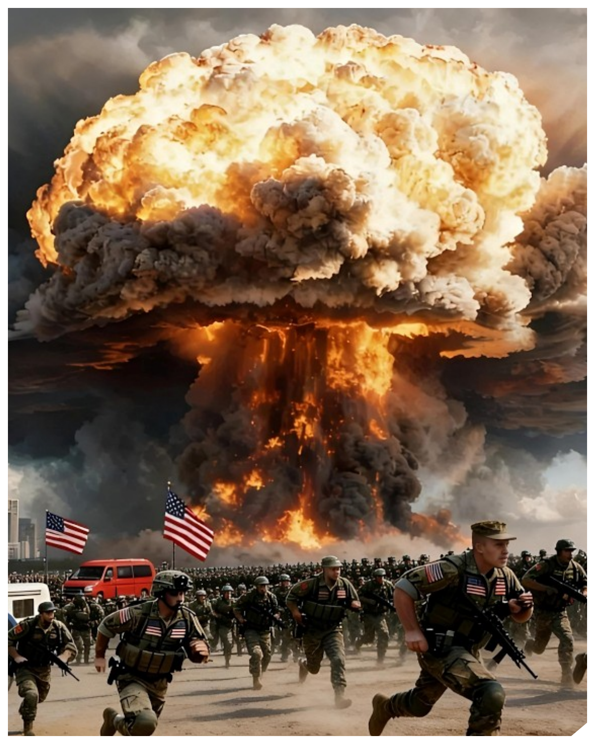 TODAY, APRIL 2! 20,000 US troops fled and surrendered after the city they occupied was destroyed.