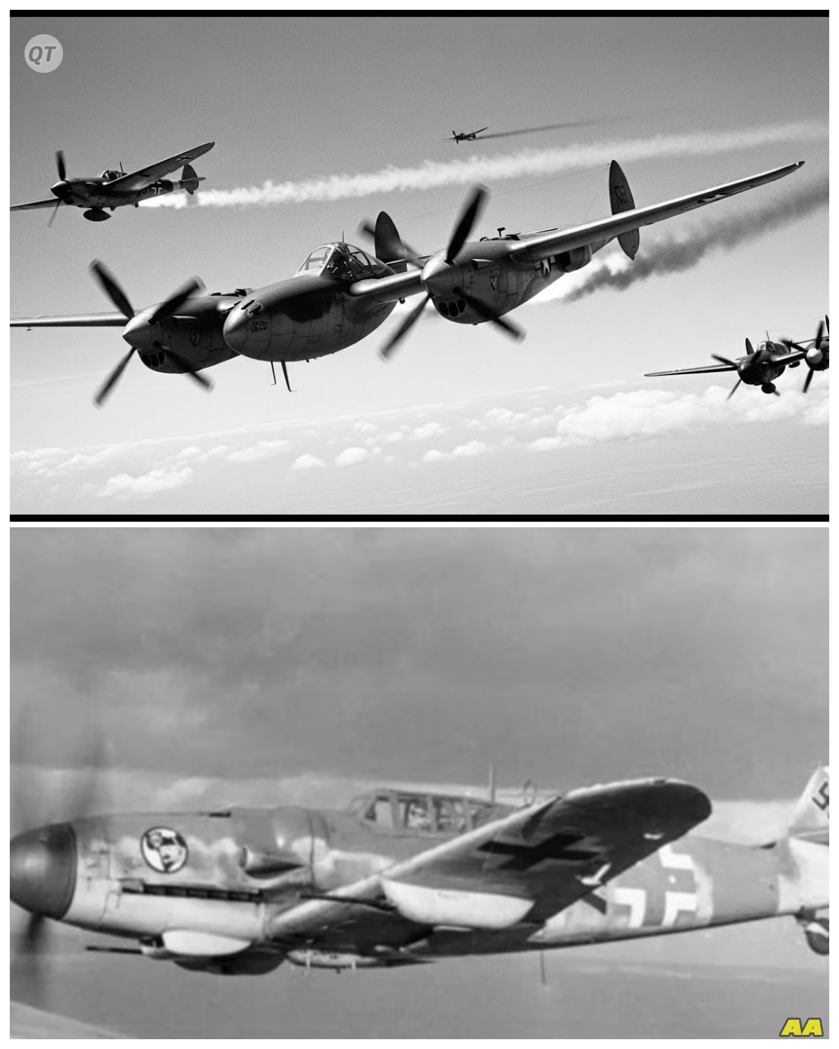 German Pilots Were Shocked When P-38 Lightning’s Twin Engines Outran Their Bf 109s-ZZ