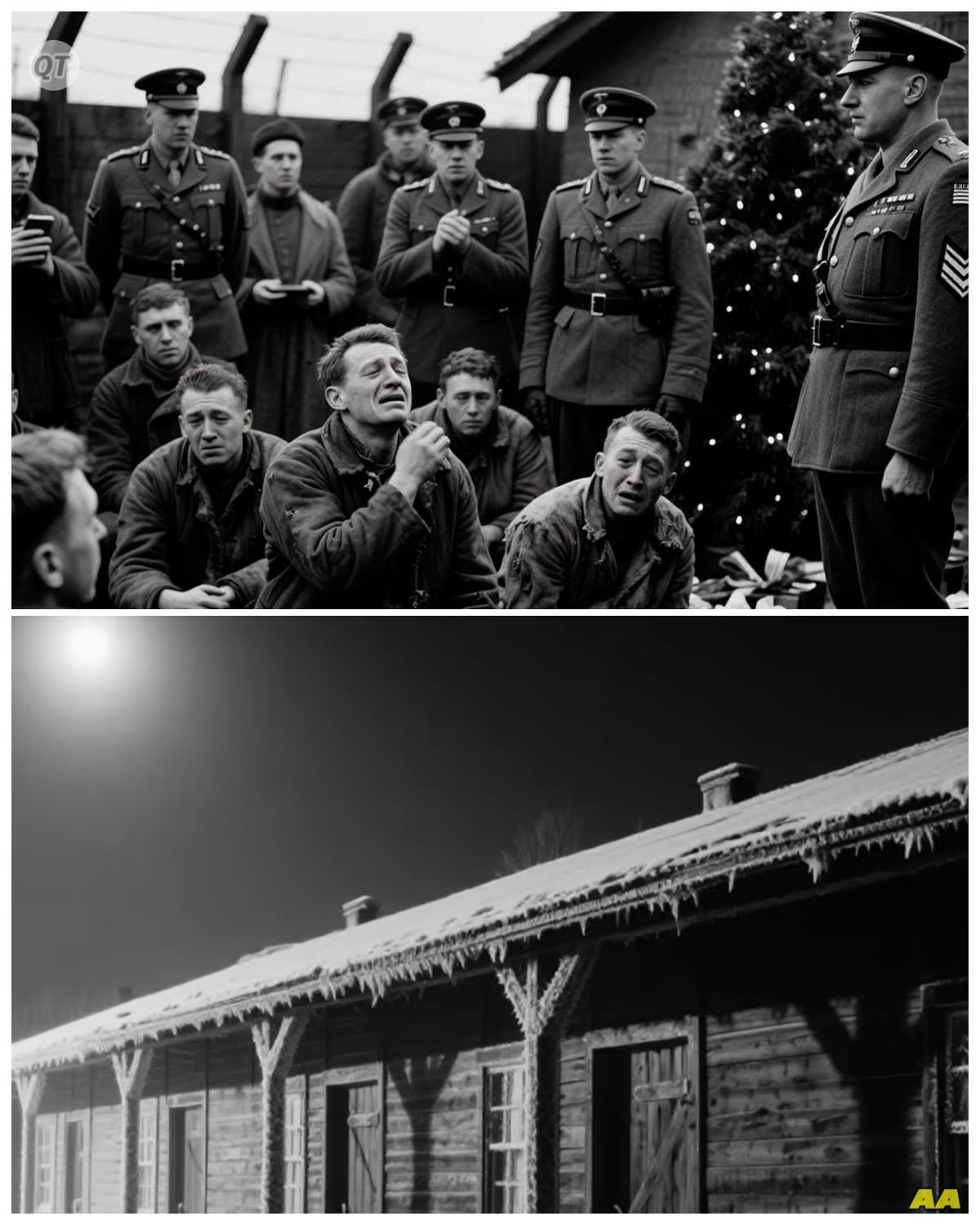 German POWs Expected NOTHING on Christmas 1944 — American Guards Did Something That Made GROWN MEN-ZZ