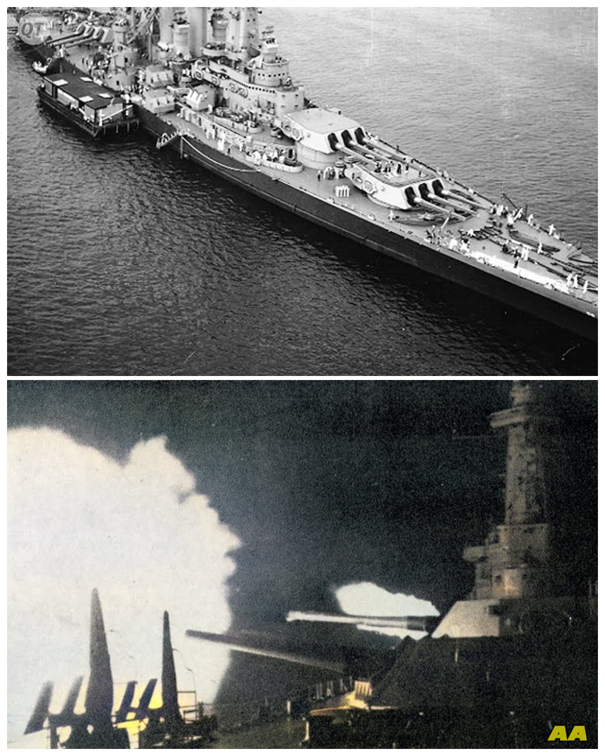 USS Washington Sank Japanese Battleship At Night With 9 Hits In 7 Minutes Using Radar-ZZ