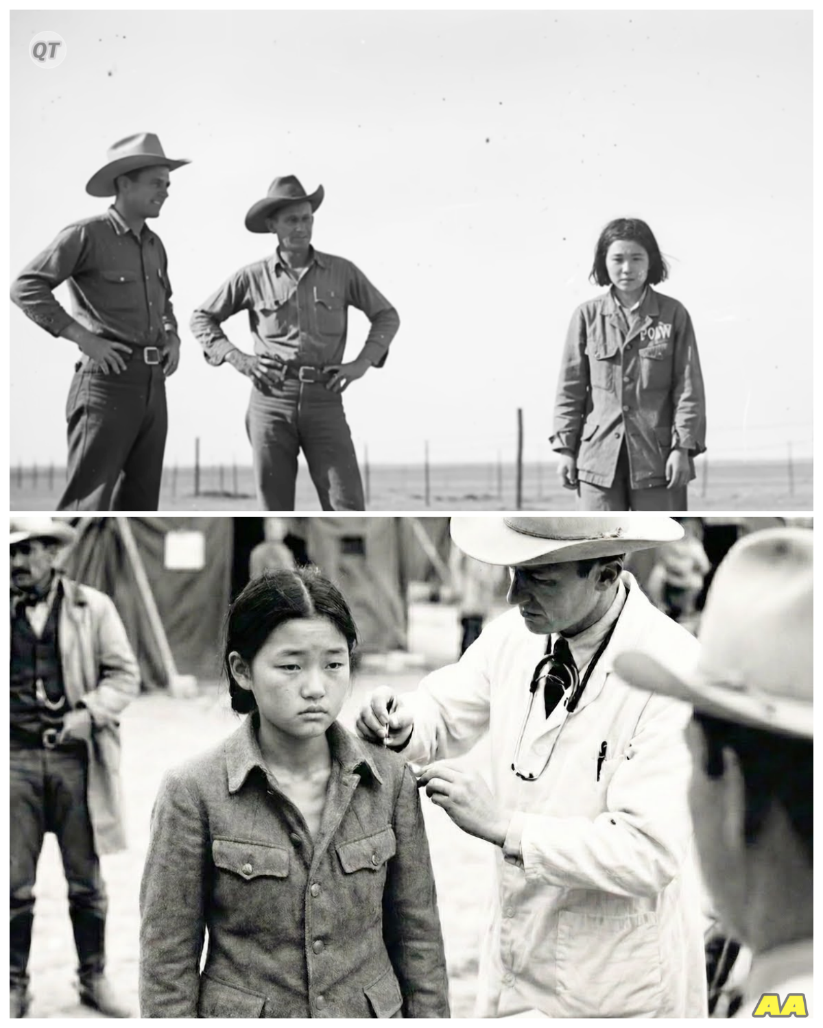 A 15-Year-Old Japanese Girl POW Arrived at U.S. Ranch at 68 Pounds — Medical Exam SHOCKED Cowboys-ZZ